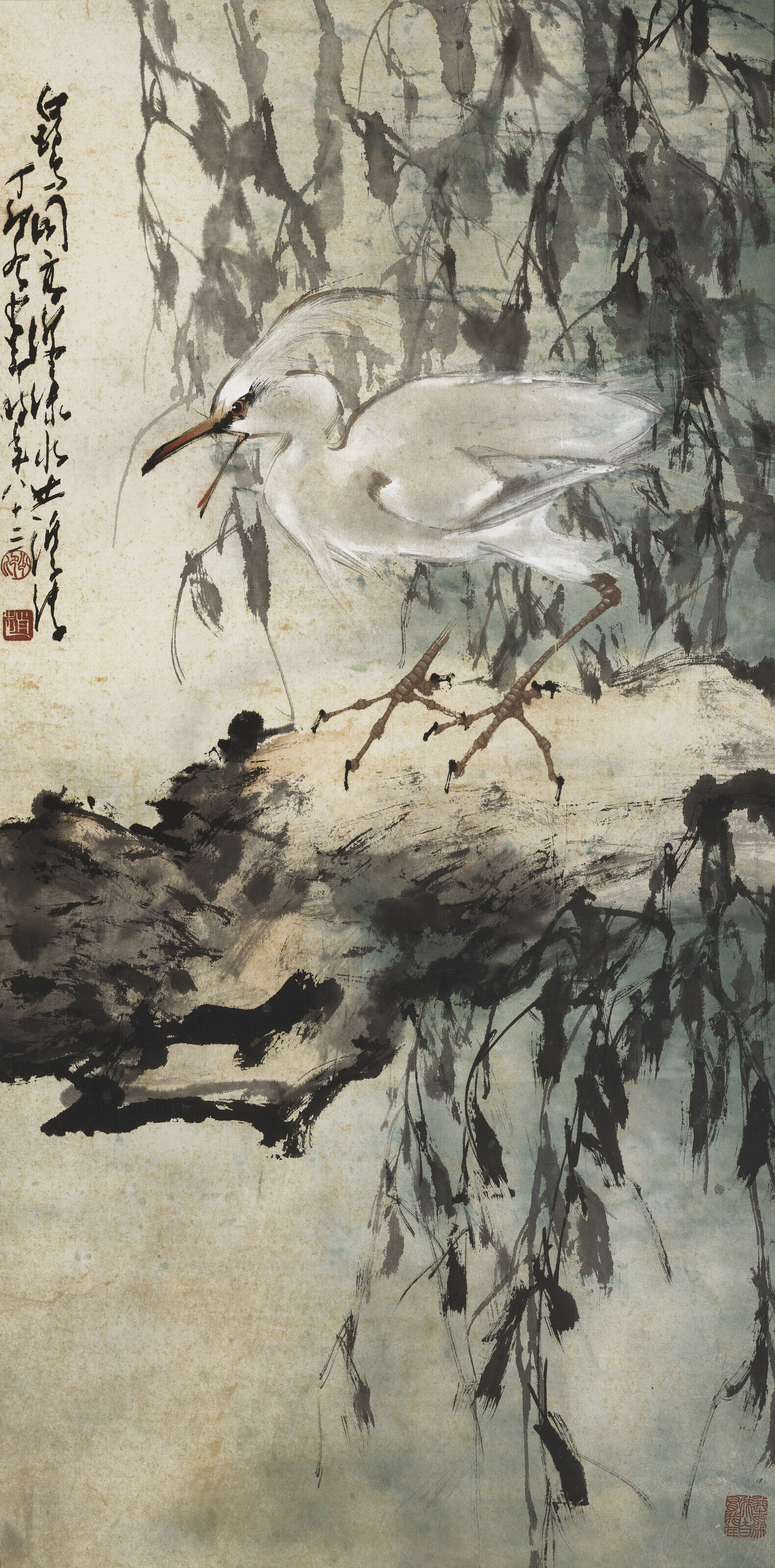 Zhao Shao'ang — Белая цапля