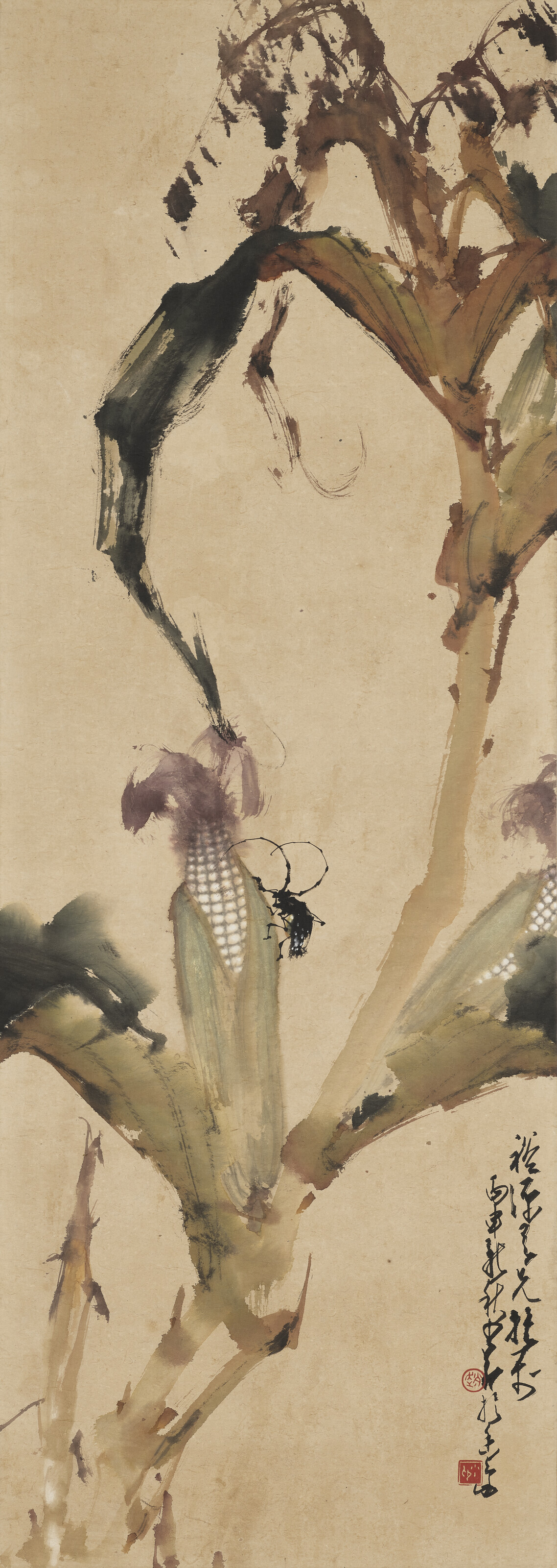 Zhao Shao'ang — Кукуруза и насекомые