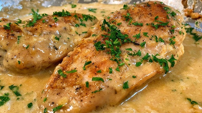 Куриная грудка в сливочном соусе