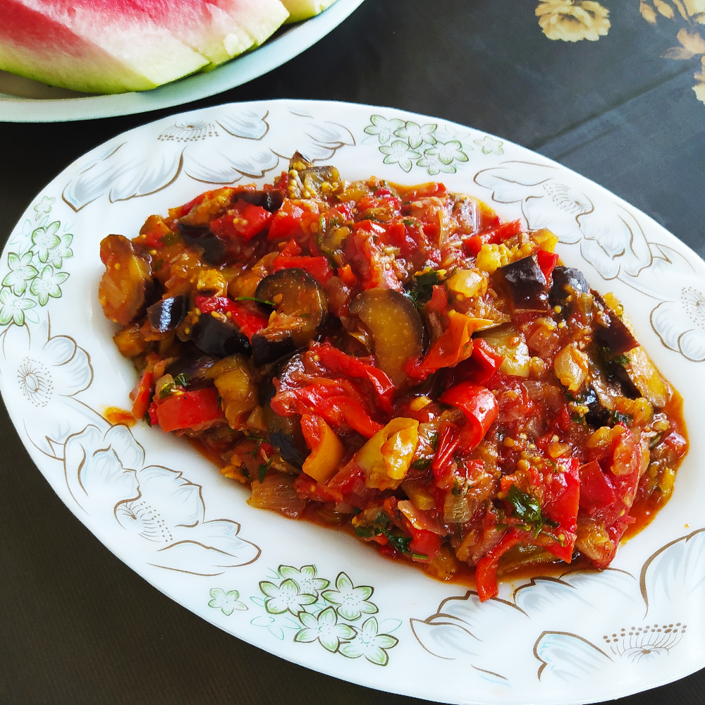 Соте из баклажанов