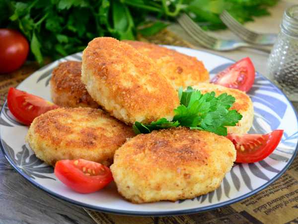 Куриные котлеты с сыром