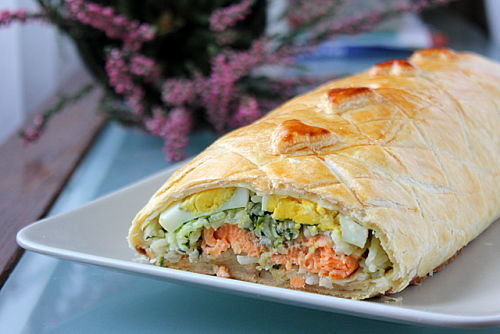 Кулебяка с рыбой