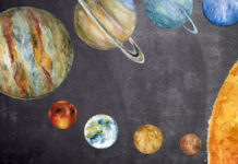 Парад планет 21 января принесет мощный энергетический подъем PlanetsOfTheSolarSystemOnASlatePosterFor