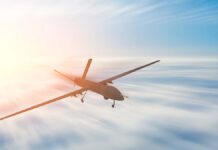 UnmannedMilitaryDroneUavFlightMotionBlurHighSpeed