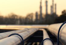 SteelPipesInCrudeOilFactory
