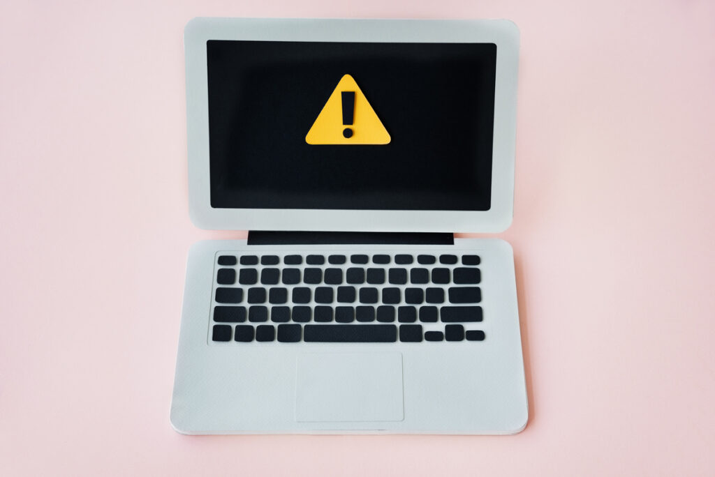 знак ошибки на компьютере