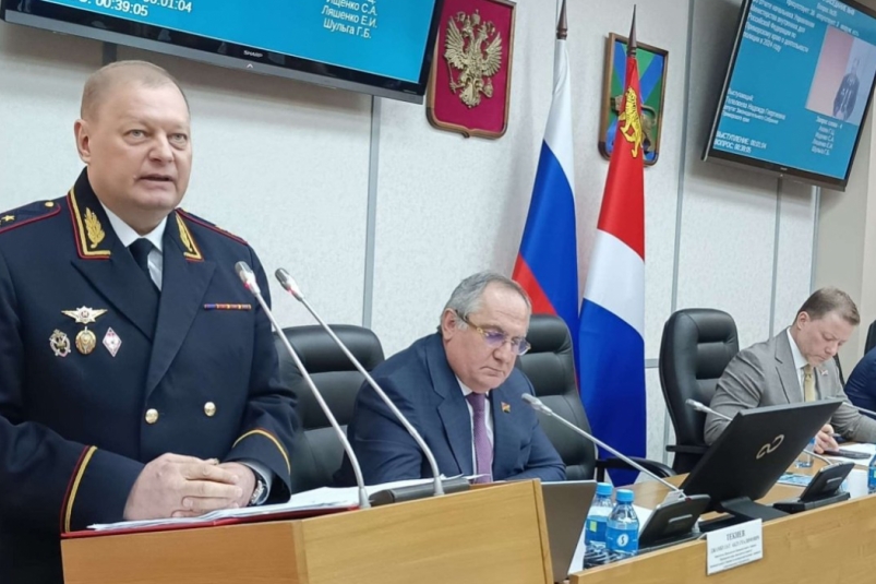 Отчет главы УМВД Пресс-служба ЗС ПК