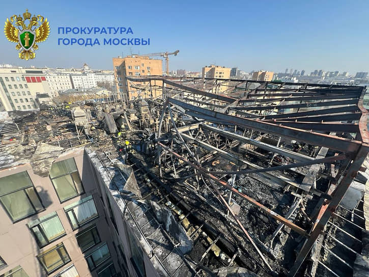 МЧС и Прокуратура Москвы обеспечили оперативное устранение пожара в ЖК Роза Росса-0