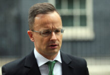 London,,United,Kingdom,-,May,28,2021:,Hungarian,Foreign,Minister