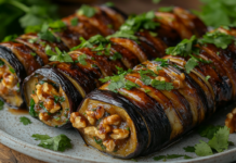 Ароматные рулетики из баклажанов с ореховой пастой Ваш вкусный кулинарный восторг aromatnye ruletiki iz baklazhanov s orehovoj pastoj vash vkusnyj kulinarnyj vostorg-politgolos-ru-174449588700-0