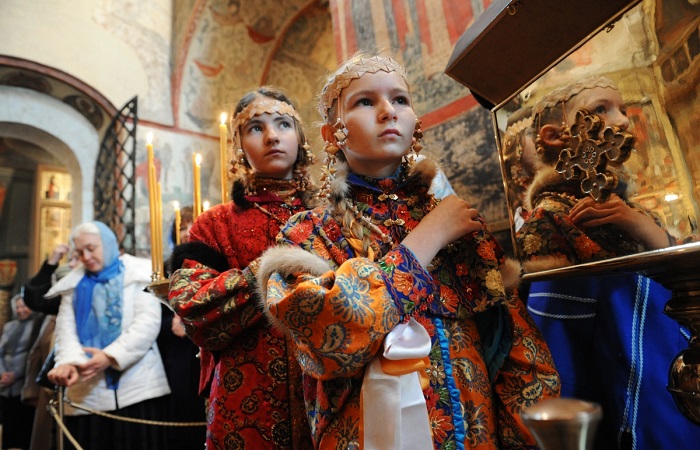 Православные христиане отмечают Благовещение