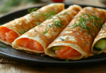 Вкуснейшие рисовые блинчики с лососем — готовый завтрак за 10 минут! vkusnejshie risovye blinchiki s lososem gotovyj zavtrak za 10 minut-politgolos-ru-174466917200-0