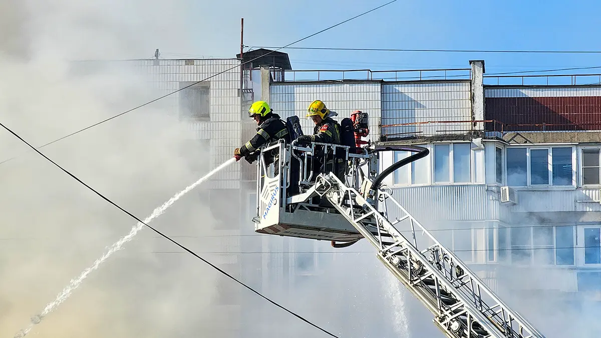 МЧС: Площадь пожара в Красногорске составила 900 квадратных метров