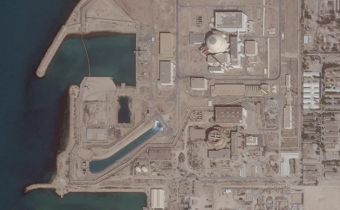 Бушерская АЭС (2025 Planet Labs PBC / Reuters)