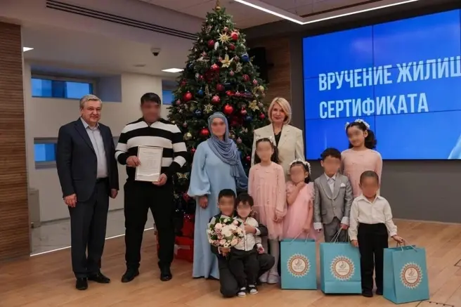 Семья таджиков живет в России около 14 лет | Источник: Юлия Купецкая | Мытищи / T.me