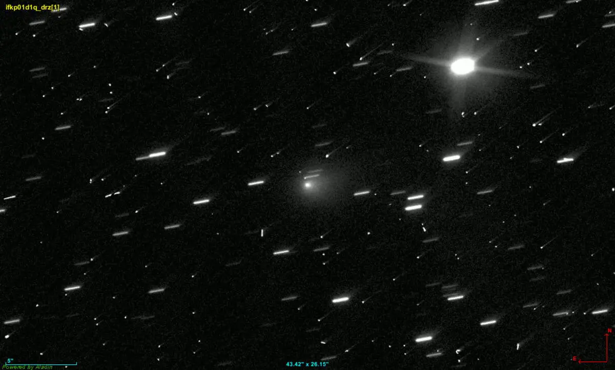 Первая фиксация межзвездной кометы 3I/ATLAS с помощью TESS-0