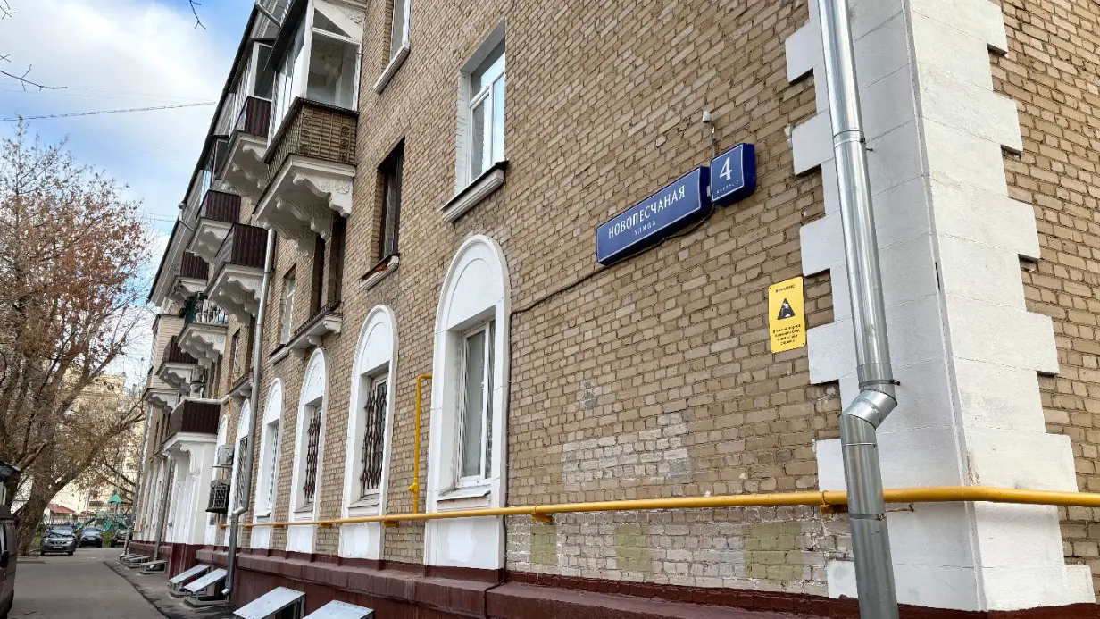 В историческом доме на Новопесчаной улице обновили систему газоснабжения