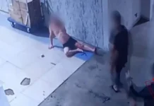 Оперативное задержание приезжего, ранившего коллегу в ТЦ Подмосковья силами Росгвардии operativnoe zaderzhanie priezzhego ranivshego kollegu v tcz podmoskovya silami rosgvardii-politgolos-ru-0