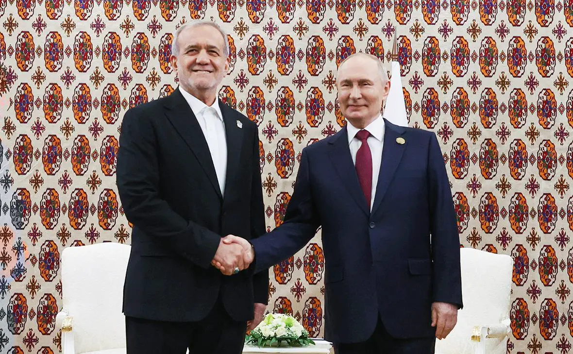 Масуд Пезешкиан и Владимир Путин (Zuma / ТАСС)