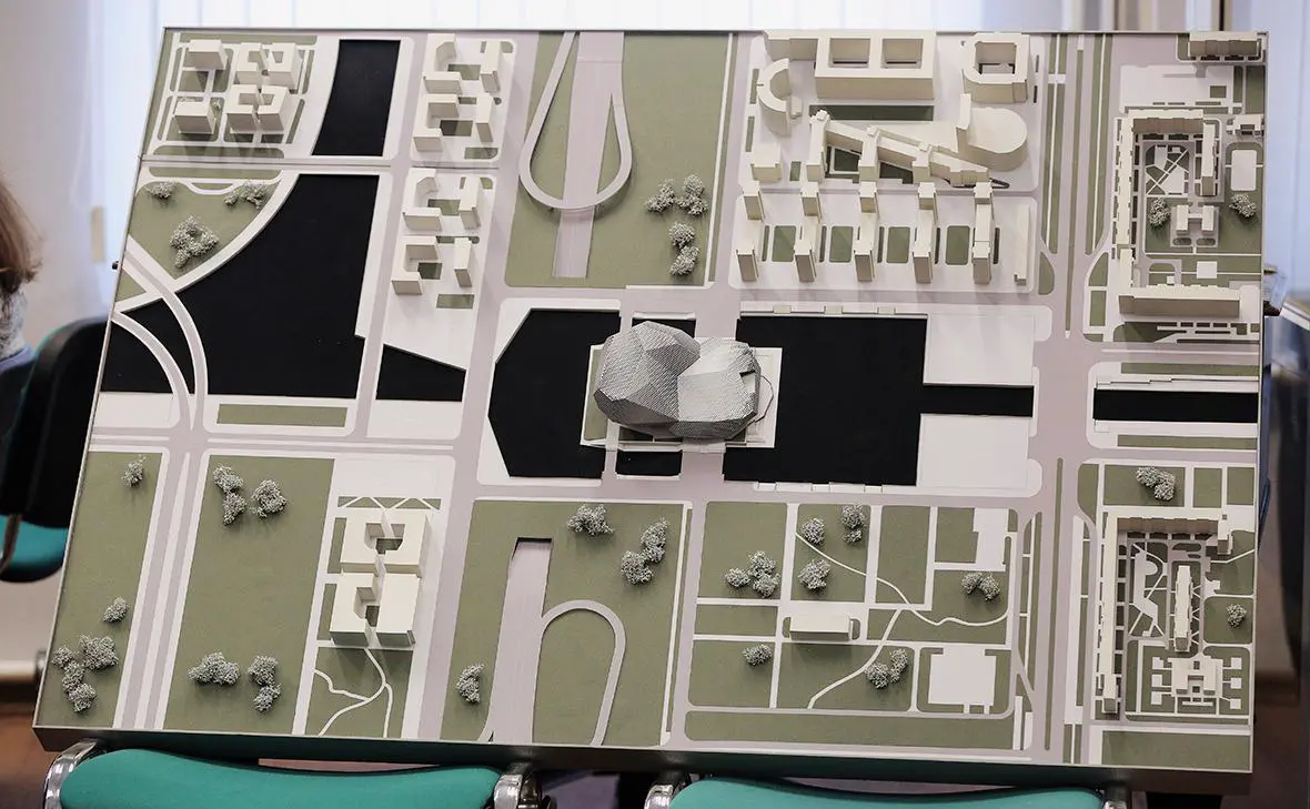 Макет Театра песни Аллы Пугачевой (Руслан Шамуков / ТАСС)