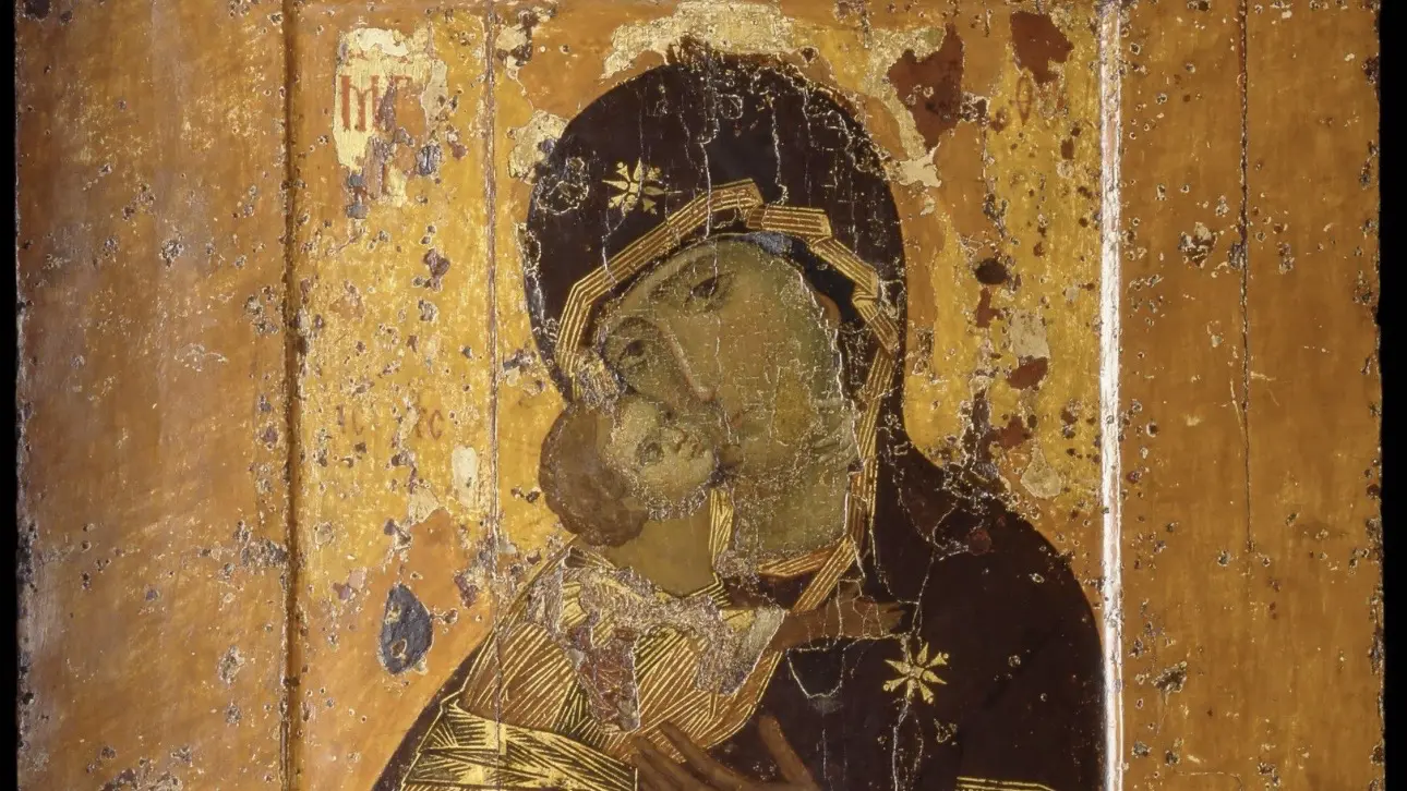 Иконы Богоматерей Владимирской и Донской выставят в храме Христа Спасителя