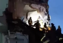 Росгвардия охраняет дом в Сызрани после атаки БПЛА rosgvardiya ohranyaet dom v syzrani posle ataki bpla-politgolos-ru-0