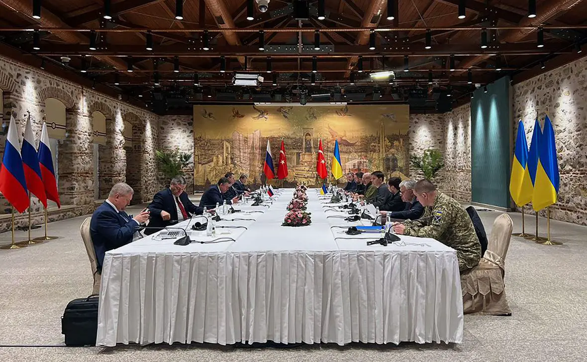 Российско-украинские переговоры в Стамбуле, 2022 год (генконсульство РФ / ТАСС)
