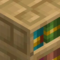 Chiseled Bookshelf 3D