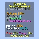 Custom Scoreboard
