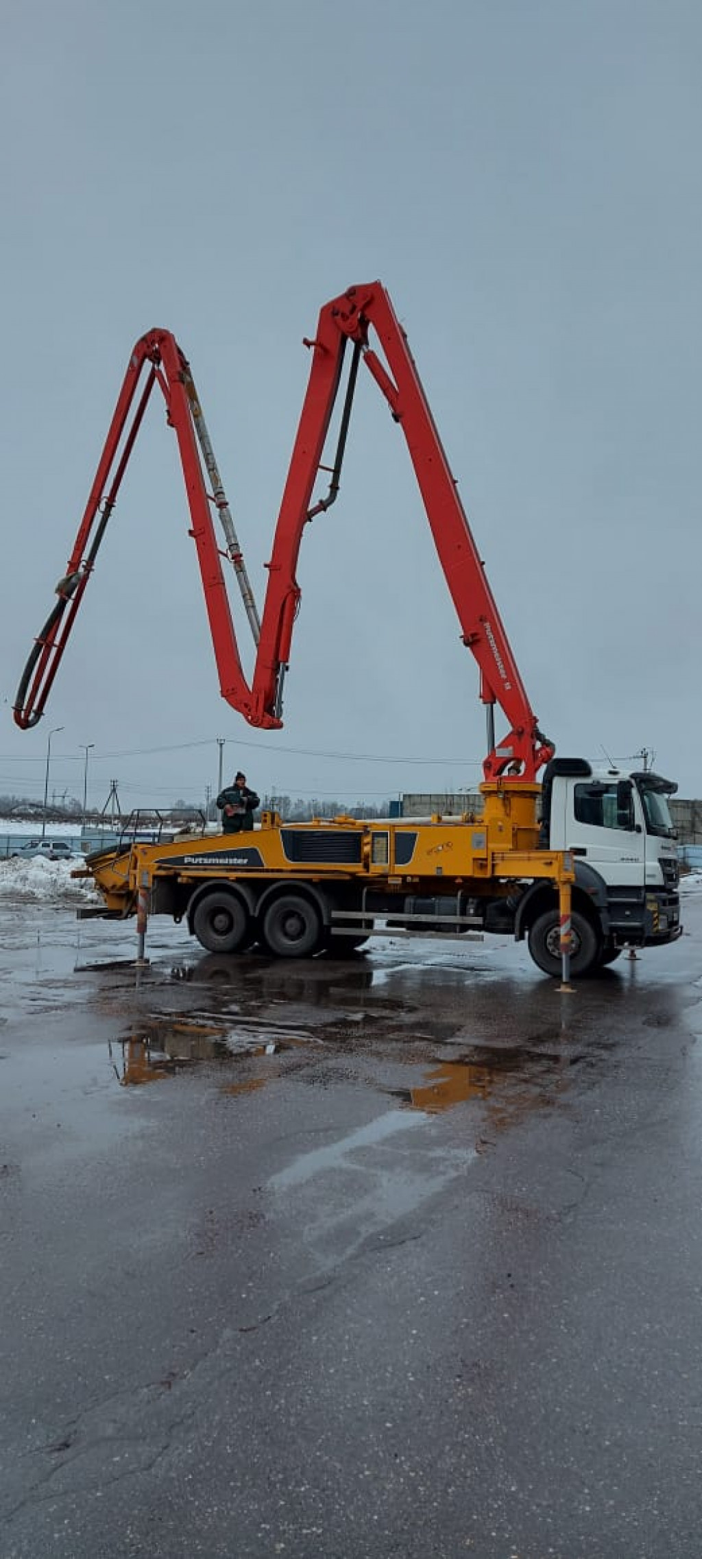 Аренда автобетононасоса 18-62м