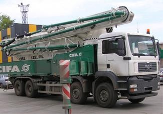 Аренда автобетононасоса 52 метра
