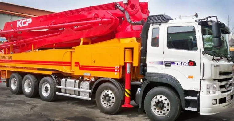 Аренда автобетононасоса АБН 54-58м