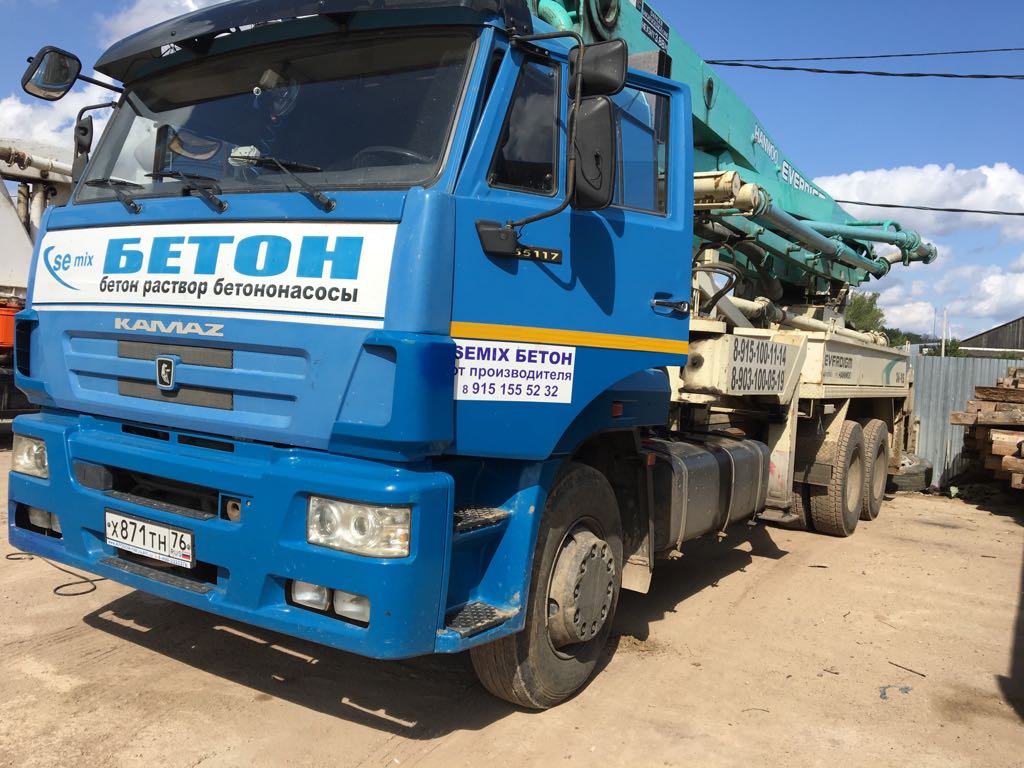 Аренда автобетононасоса + БЕТОН ОТ ПРОИЗВОДИТЕЛЯ