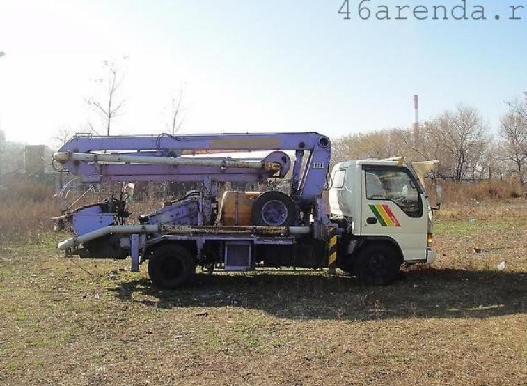 Аренда автобетононасоса Isuzu (стрела 16 м, 30 м3 /