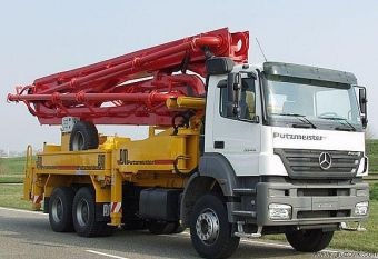 Аренда автобетононасоса MERCEDES Putzmeister