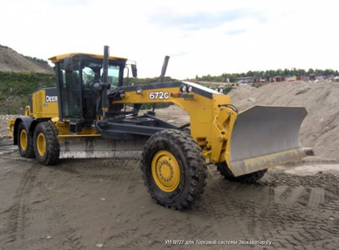 Аренда Автогрейдера John Deere 672G