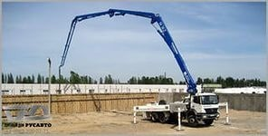 Аренда автомобильного бетононасоса DAEWOO