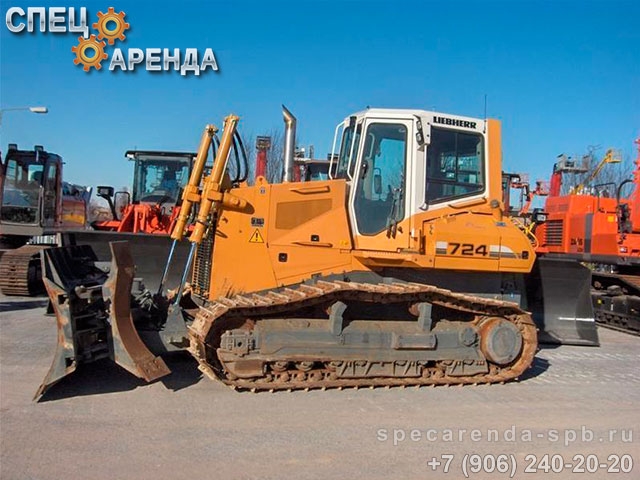 Аренда бульдозера Liebherr PR 724
