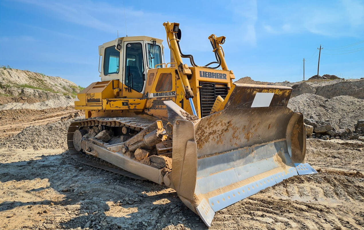 Аренда бульдозеров liebherr с рыхлителем