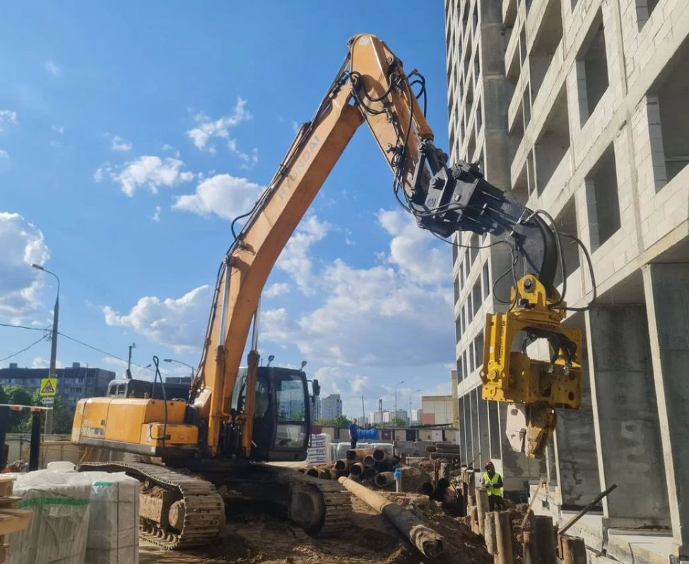 Аренда экскаватора для строительных работ