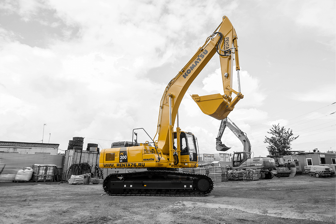 Аренда экскаватора гусеничного Komatsu PC300LC