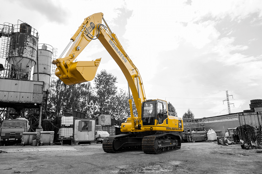 Аренда экскаватора гусеничного Komatsu PC300LC