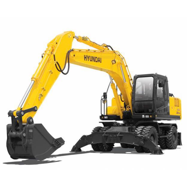 Аренда экскаватора колесного полноповоротного JCB