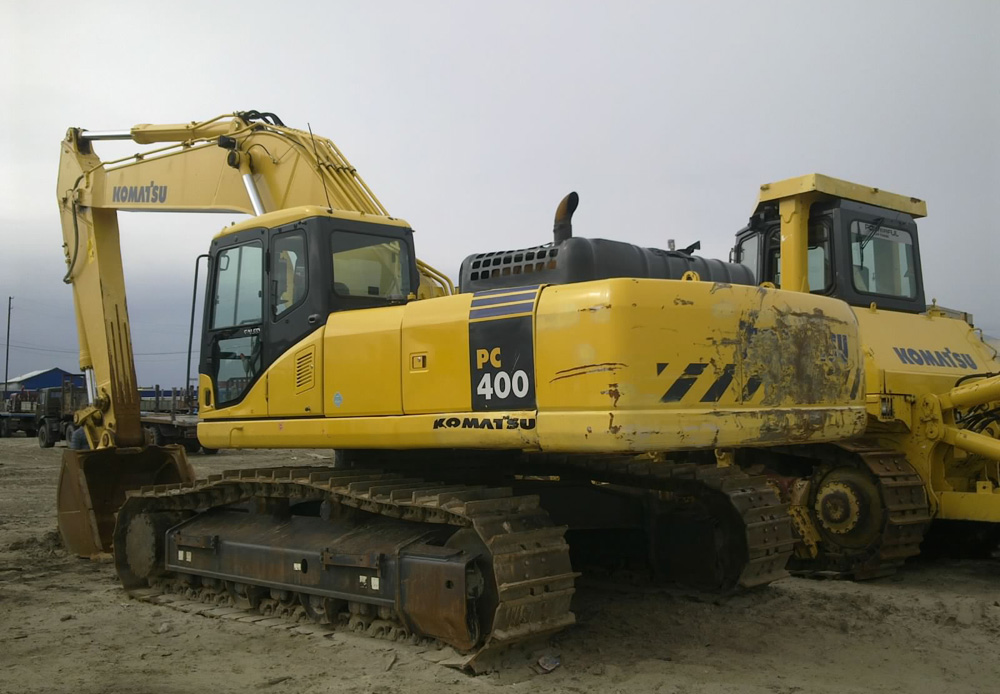 Аренда экскаватора PC-400. Копка. Демонтаж