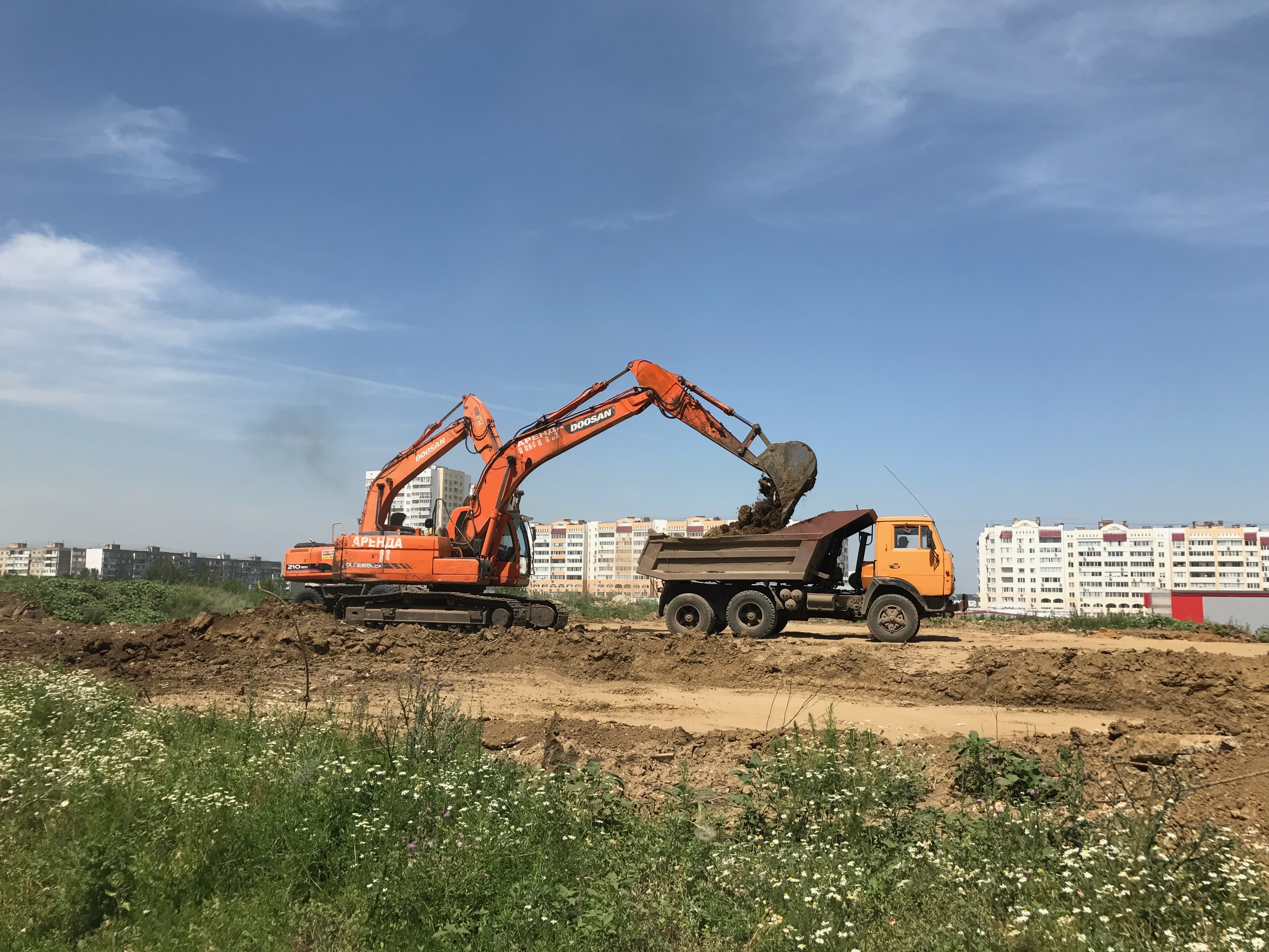 Аренда экскаватора. Услуги спецтехники