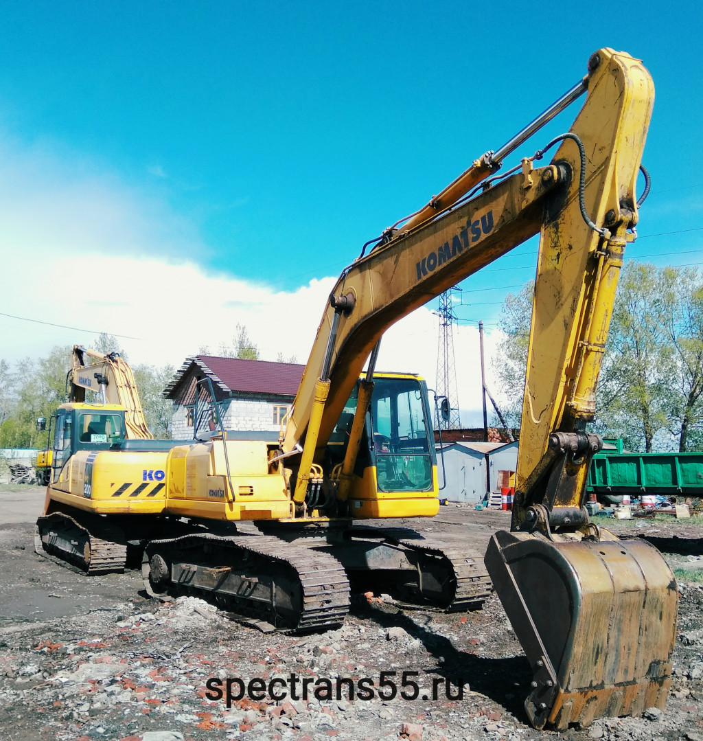 Аренда Экскаваторов KOMATSU В Омске