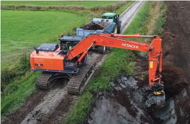 Аренда гусеничного экскаватора HITACHI ZX180LCN-3