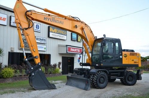 Аренда колесного экскаватора HYUNDAI R200W-7