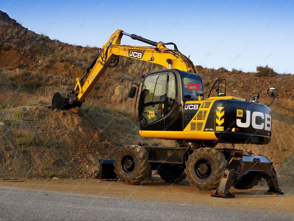 Аренда колесного экскаватора JCB JS 175W