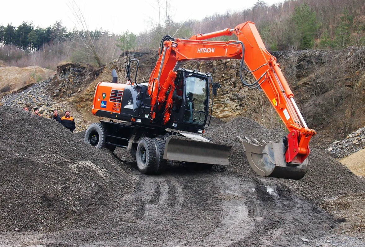 Аренда колесного экскаватора JSB JS 160W